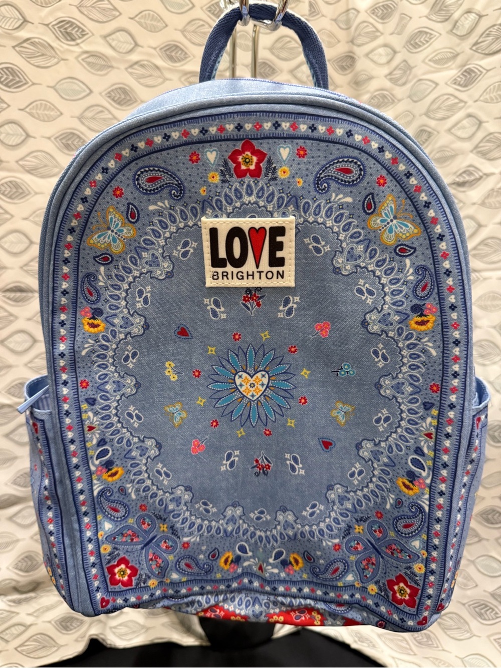 Brighton Denim Bandana Love Backpack